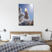 Columbia 180 Draai en brand foto Canvas Afdruk (Insitu (Slaapkamer))