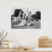 Columbia and Lady Liberty, 1919 Poster (Keuken)