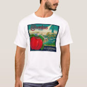 Columbia Apple Crate LabelYakima, WA T-shirt (Voorkant)
