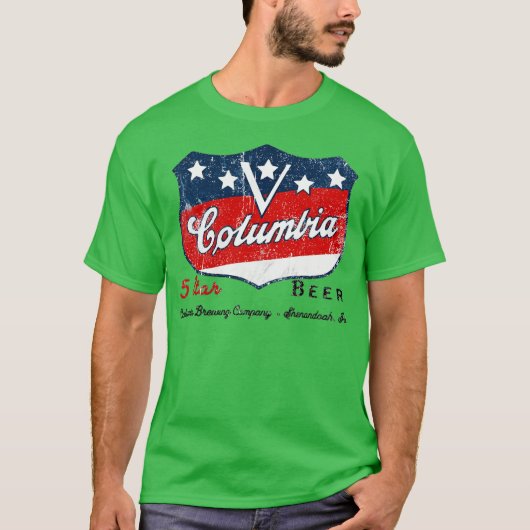 Columbia Beer T-shirt (Voorkant)