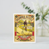 Columbia Bicycle  Advertentie Briefkaart (Staand voorkant)