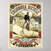 COLUMBIA BICYCLE American  Cycle Poster (Voorkant)
