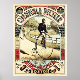 COLUMBIA BICYCLE American Cycle Poster