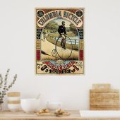 COLUMBIA BICYCLE c. 1890 Poster (Keuken)