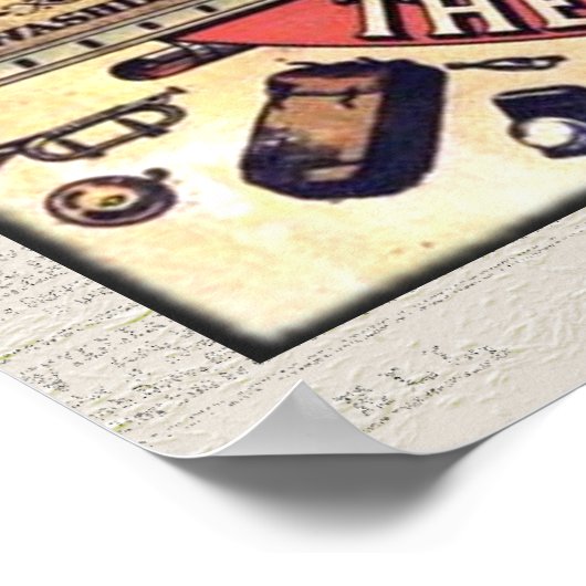 Columbia Bicycle  Cyclist Poster (Hoek)