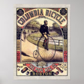 Columbia Bicycle  Cyclist Poster (Voorkant)
