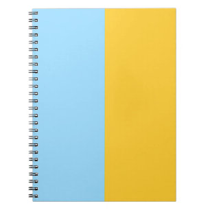 Columbia Blauw en Goud CUSTOM Notitieboek