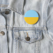 Columbia Blue en Gold CUSTOM Pins Ronde Button 5,7 Cm (In situ)