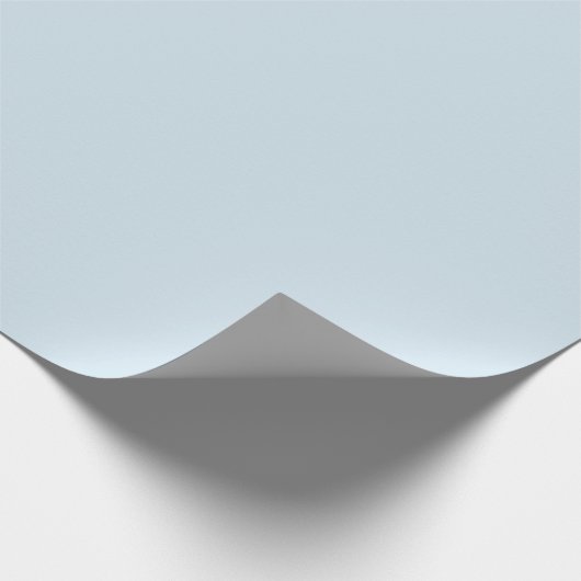 Columbia Blue Solid Plain Color Cadeaupapier (Hoek)
