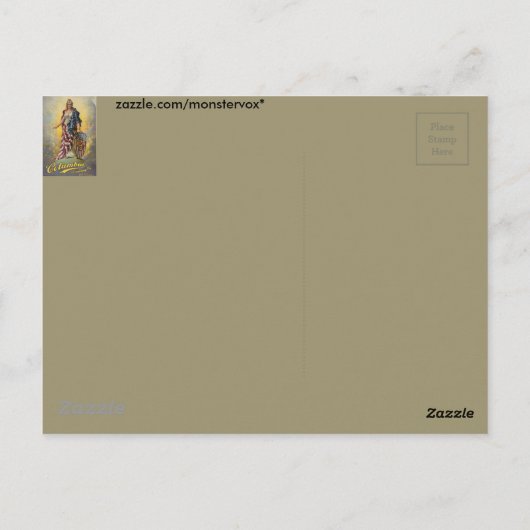 Columbia Brewing Co. Poster Briefkaart (Achterkant)