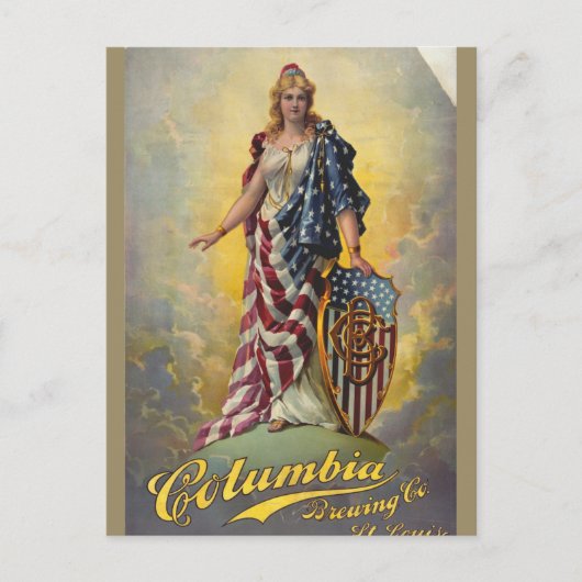Columbia Brewing Co. Poster Briefkaart (Voorkant)