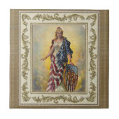 Columbia Brewing Co. Poster Ceramic Tile Tegeltje (Voorkant)