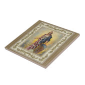 Columbia Brewing Co. Poster Ceramic Tile Tegeltje (Zijkant)