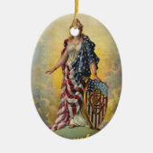 Columbia Brewing Co. Poster Keramisch Ornament (Voorkant)