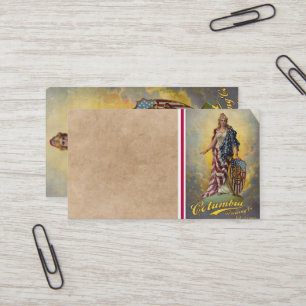 Columbia Brewing Co. Poster Visitekaartje