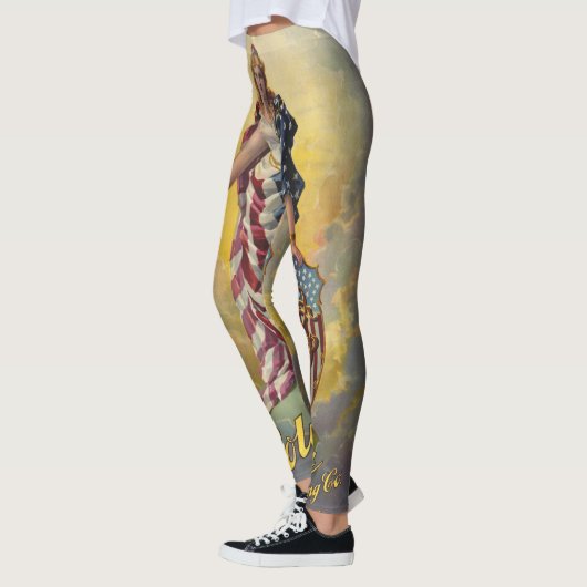 Columbia Brewing Co. Poster Vrouwelijke Leggings (Links)