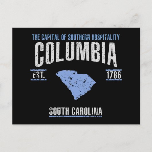 Columbia Briefkaart (Voorkant)