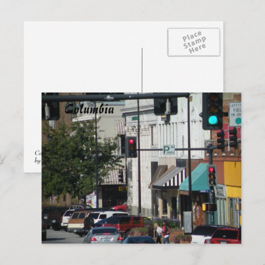 Columbia Briefkaart (Voorkant / Achterkant)
