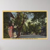 Columbia, Californië - Street Scene Poster (Voorkant)
