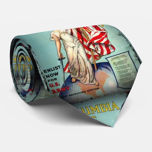 Columbia Calls Enlist Now Stropdas (Opgerold)