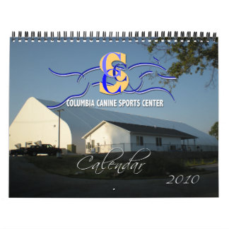 Columbia Canine Sports Generic 2010 Dog Calendar Kalender