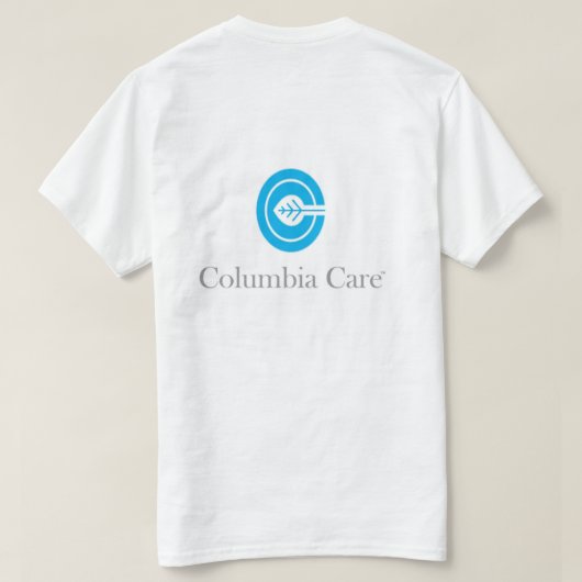 Columbia Care T-Shirt (Design achterkant)