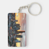 Columbia centre en het centrum van Seattle, Seattl Sleutelhanger (achterkant)