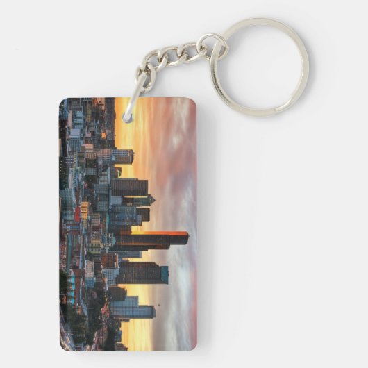 Columbia centre en het centrum van Seattle, Seattl Sleutelhanger (achterkant)