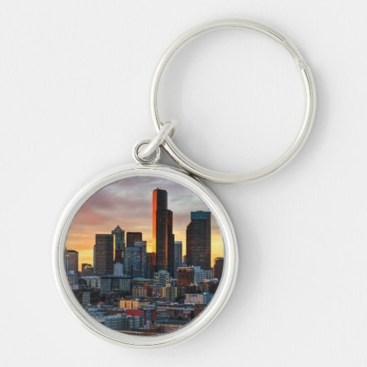 Columbia centre en het centrum van Seattle, Seattl Sleutelhanger (Voorkant)