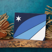 Columbia City Flag Plaque Fotoplaat (Zijkant)