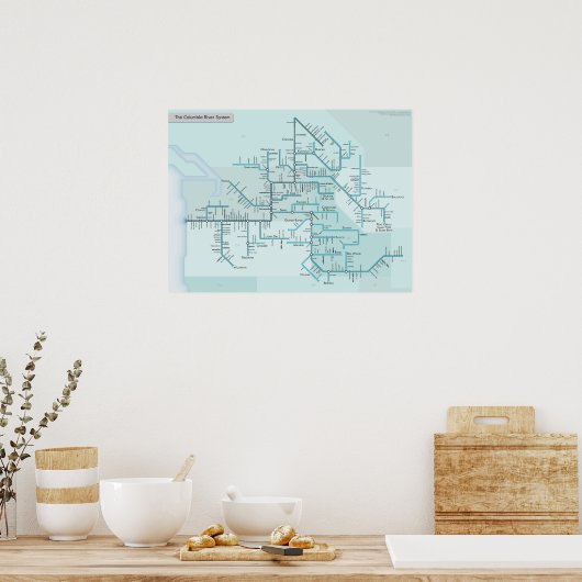 Columbia Custom Jan 2018 Take 2 Poster (Keuken)