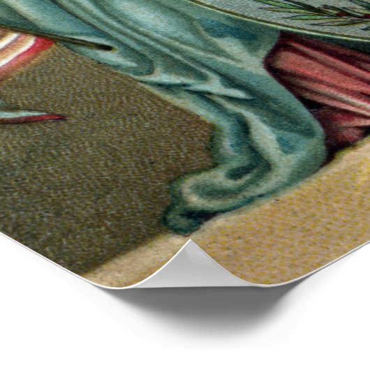 Columbia en de Grote Zegel Poster (Hoek)