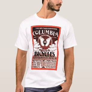 Columbia fietsen ~ fiets Adverteren T-shirt