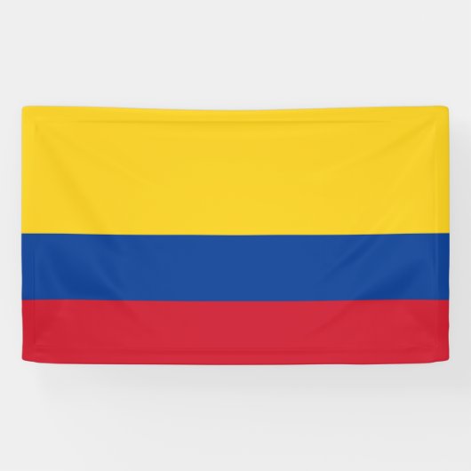 Columbia flag Banner (Horizontaal)