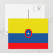 Columbia Flag Briefkaart (Voorkant / Achterkant)