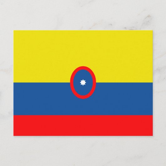 Columbia Flag Briefkaart (Voorkant)
