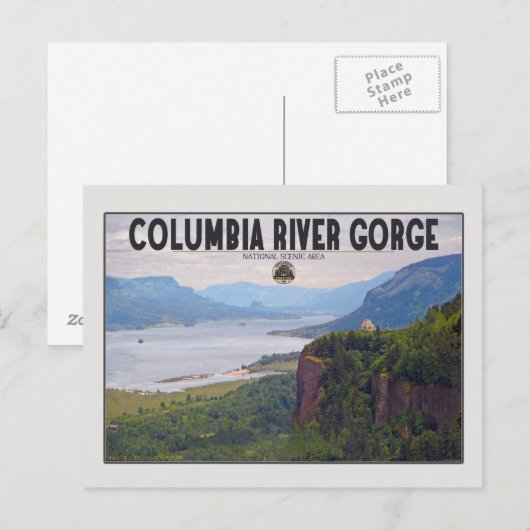 Columbia Gorge - Crown Point.jpg Briefkaart (Voorkant / Achterkant)