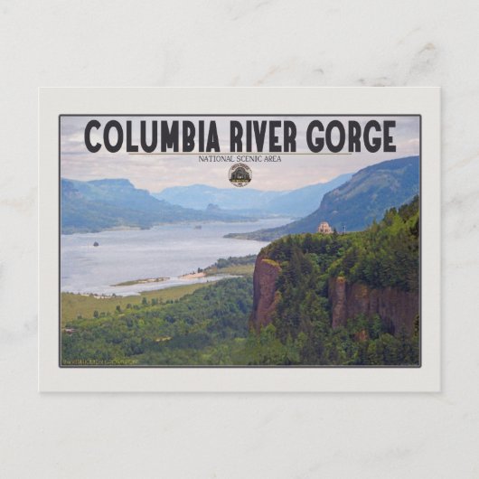 Columbia Gorge - Crown Point.jpg Briefkaart (Voorkant)
