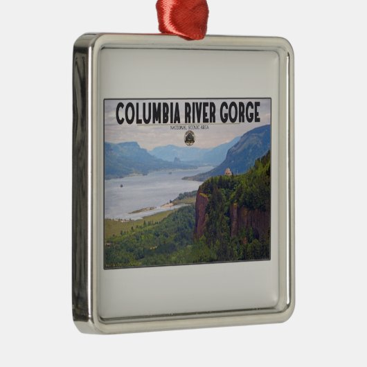 Columbia Gorge - Crown Point.jpg Metalen Ornament (Rechts)