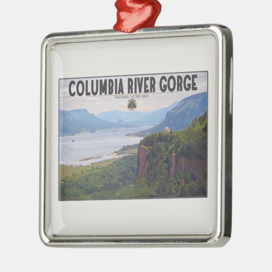 Columbia Gorge - Crown Point.jpg Metalen Ornament (Links)