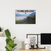 Columbia Gorge - Crown Point.jpg Poster (Thuiskantoor)