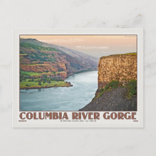 Columbia Gorge - Rowena Plateau W.jpg Briefkaart
