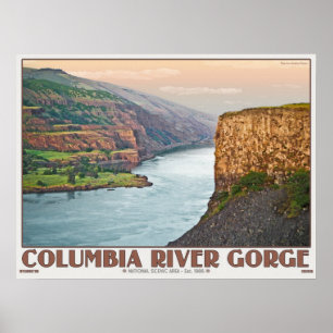 Columbia Gorge - Rowena Plateau W.jpg Poster