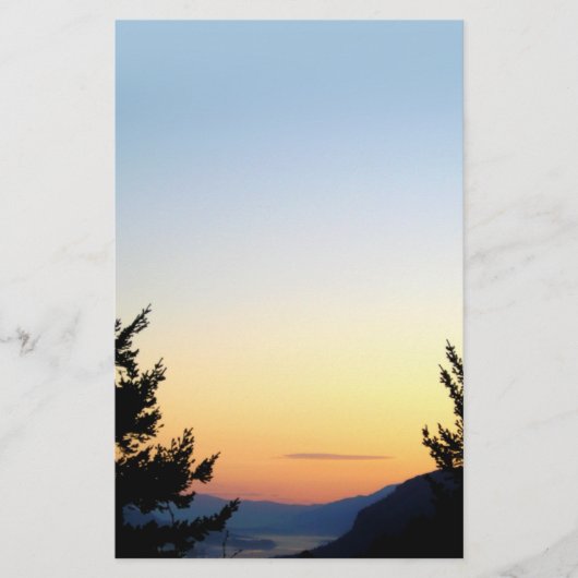 Columbia Gorge Sunrise Stationery Briefpapier (Voorkant)