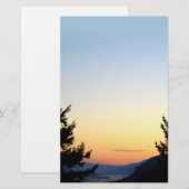 Columbia Gorge Sunrise Stationery Briefpapier (Voorkant / Achterkant)