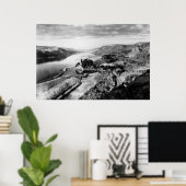 Columbia Gorge Uitzicht Foto Poster (Thuiskantoor)