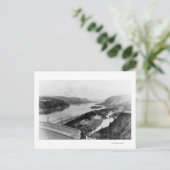 Columbia Gorge-Uitzicht van Vista House-foto Briefkaart (Staand voorkant)