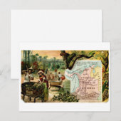 Columbia  handelskaart en kaart (Voorkant / Achterkant)