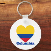 Columbia Heart Flag Sleutelhanger (Achterkant)