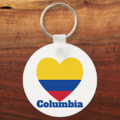 Columbia Heart Flag Sleutelhanger (Voorkant)
